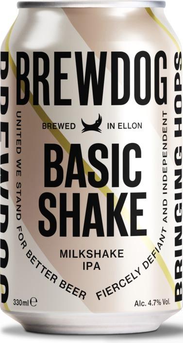 BrewDog Basic shake blikje van 33cl