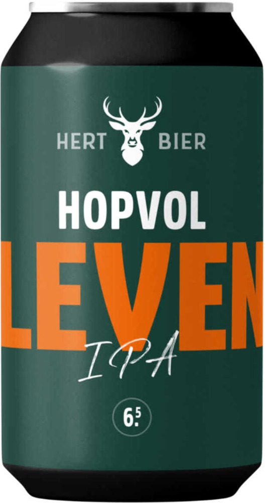 Hert Hopvol Leven blikje van 33cl