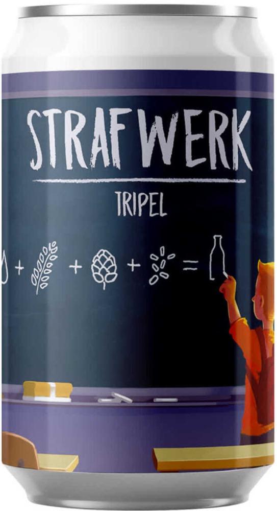 School Strafwerk Tripel blikje van 33cl School Strafwerk Tripel blikje van 33cl