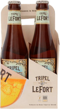 Tripel Lefort 4pack met flesjes van 33cl Tripel Lefort 4pack met flesjes van 33cl