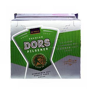 Dors Pilsener doos 12 flesjes a 25 cl Dors Pilsener doos 12 flesjes a 25 cl