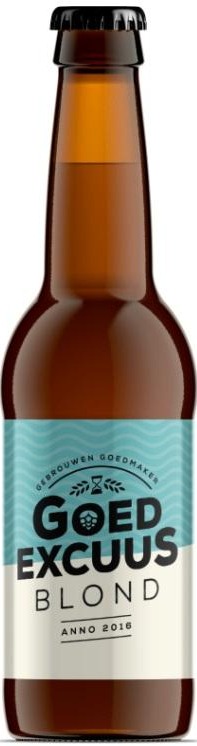 Goed Excuus Blond flesje 33cl