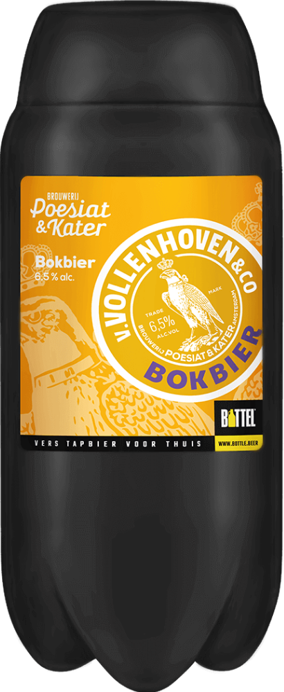 Van Vollenhoven Bokbier SUB Vat van 2 liter Van Vollenhoven Bokbier SUB Vat van 2 liter