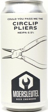 Moersleutel Circlip Pliers blik van 44cl