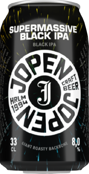 Jopen Supermassive Black IPA blikje van 33cl
