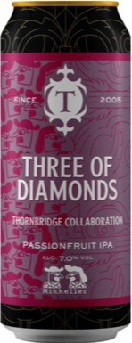 Thornbridge x Mikkeller - Three Of Diamonds blikje van 44cl