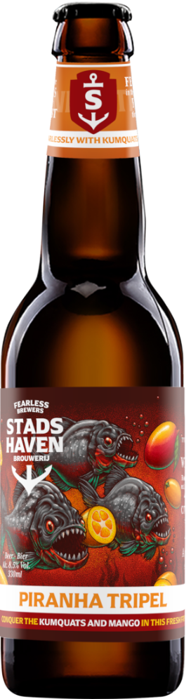 Piranha Tripel flesje