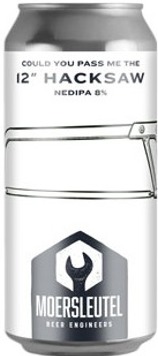 Moersleutel 12 inch Hacksaw blik van 44cl
