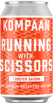 Kompaan Running With Scissors blikje van 33cl