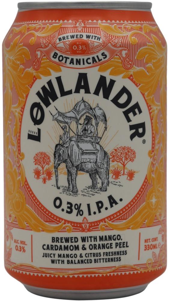 Lowlander 0.3% IPA blikje van 33cl