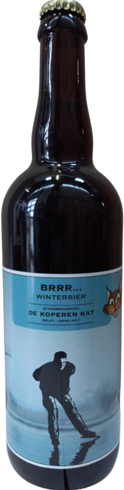 Koperen Kat Brrr... fles van 75cl