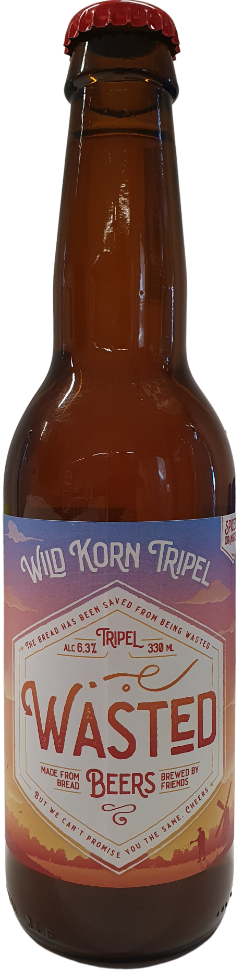 Wasted Wild Korn Tripel flesje van 33cl