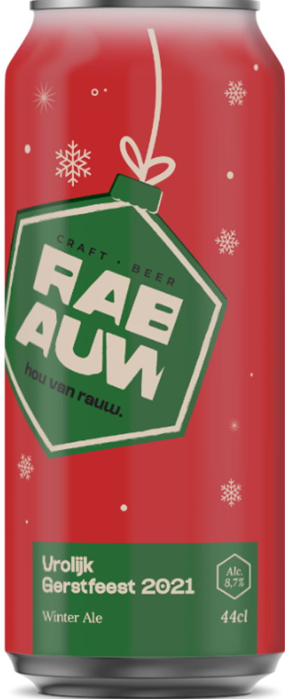 Rabauw Vrolijk Gerstfeest blik van 44cl Rabauw Vrolijk Gerstfeest blik van 44cl