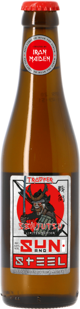 Trooper Sun and Steel flesje van 33cl