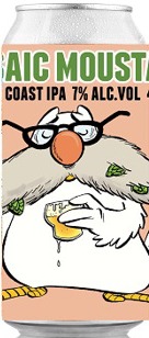 Uiltje Mosaic Moustache blik van 44cl
