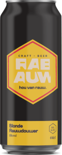 Rabauw Blonde Rauwdouwer blik van 44cl