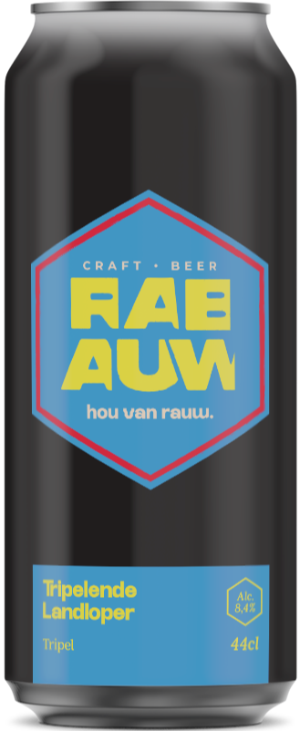 Rabauw Tripelende Landloper blik van 44cl