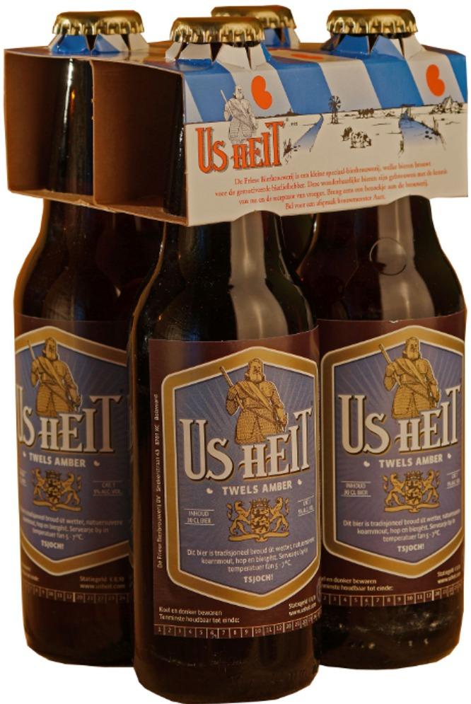 Us Heit Twels Amber set met 4 flesjes van 30cl Us Heit Twels Amber set met 4 flesjes van 30cl