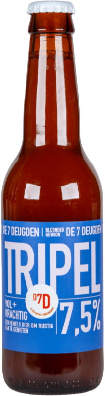 7 deugden tripel flesje van 33cl