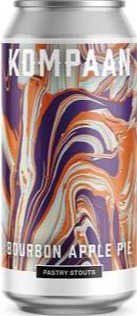 Kompaan Pastry Stout #7 Bourbon Vanilla Apple Pie blik van 44cl