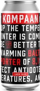 Kompaan Lager Tales #4 Baltic Porter blik van 44cl