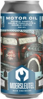 Moersleutel Motor Oil Double Vanilla, Chocolate & Coffee blik van 44 CL
