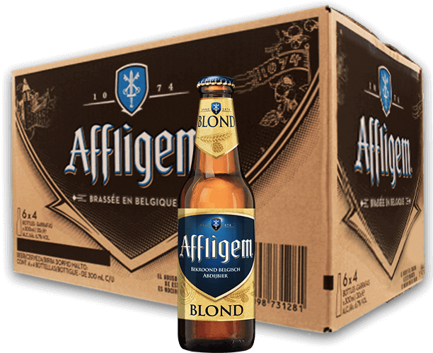 Affligem Blond doos met 24 flesjes van 25cl