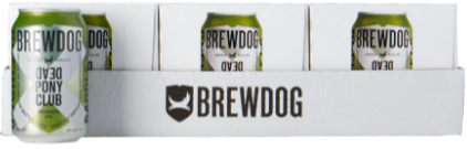 BrewDog Dead Pony Club tray met 24 blikjes van 33cl