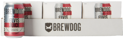 Brewdog Elvis Juice Tray met 24 blikjes van 33cl