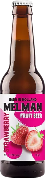 Melman Strawberry flesje van 33cl Melman Strawberry flesje van 33cl