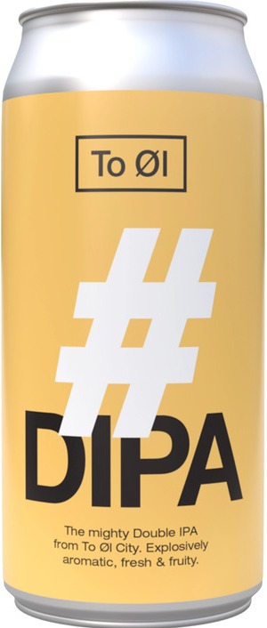 To Øl #DIPA blikje van 44cl