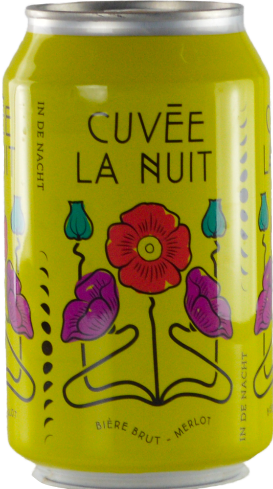 In de Nacht Cuvee La Nuit Merlot blikje van 33cl