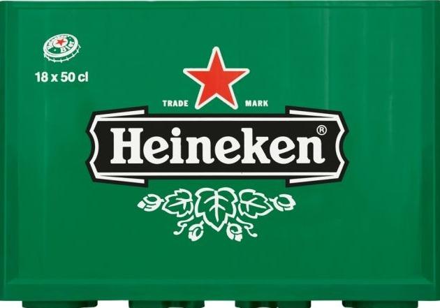 Heineken krat 18 flesje 0,5L