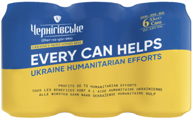 Chernigivske sixpack met blikjes van 33cl