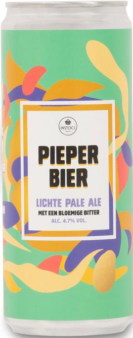 Instock Pieperbier blikje van 33cl