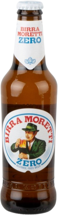 Birra Moretti 0.0% Zero flesje van 30cl Birra Moretti 0.0% Zero flesje van 30cl