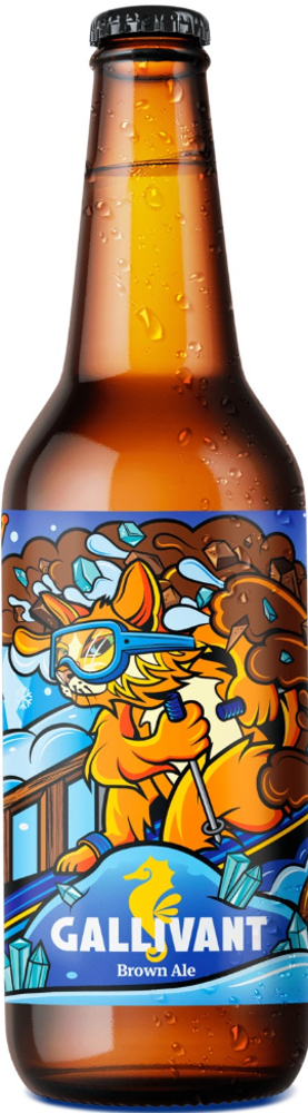 Gallivant Brown Ale flesje van 33cl