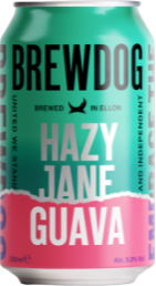 Brewdog Hazy Jane Guave blikje van 33cl Brewdog Hazy Jane Guave blikje van 33cl
