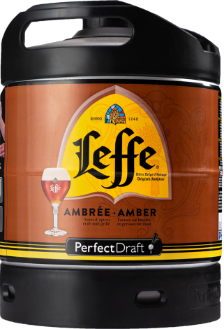 Leffe Ambrée Perfect Draft Vat van 6 liter