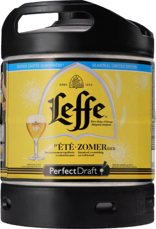 Leffe Zomer Perfect Draft Fust van 6 liter  Leffe Zomer Perfect Draft Fust van 6 liter