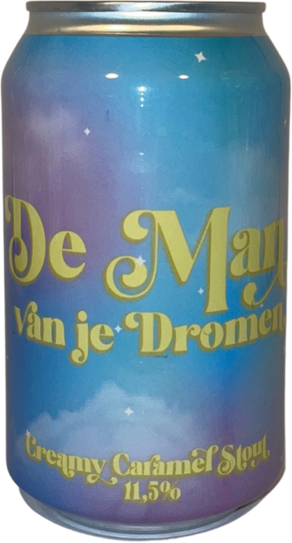 De man van je dromen bier blikje van 33cl
