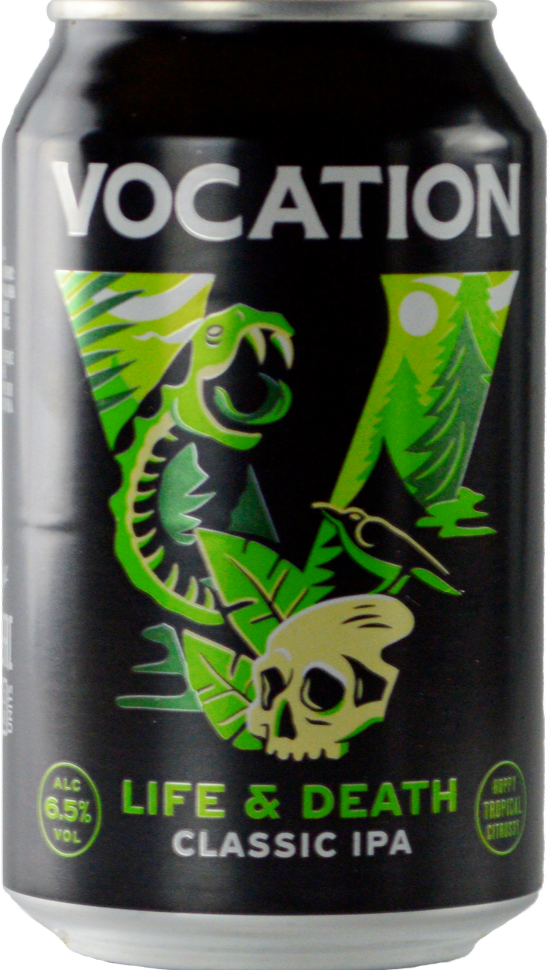 Vocation Life and Death blikje van 33cl