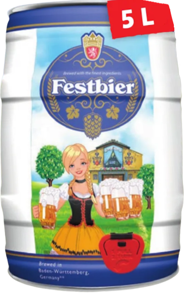 Perlenbacher Festbier tapvat van 5 liter
