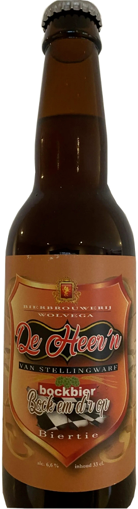 De Heer'n van Stellingwarf Bock'em D'r op flesje van 33cl 