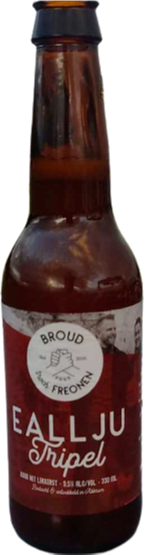 Broud troch Freonen Eallju Tripel flesje van 33cl