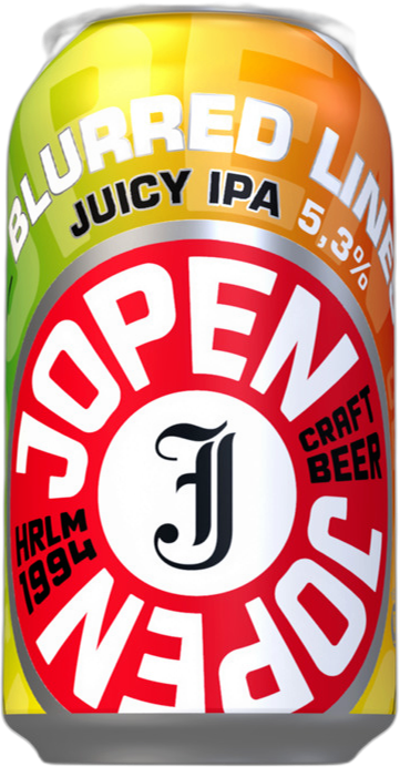 Jopen Jopen Blurred Lines juicy IPA blikje van 33cl Jopen Jopen Blurred Lines juicy IPA blikje van 33cl