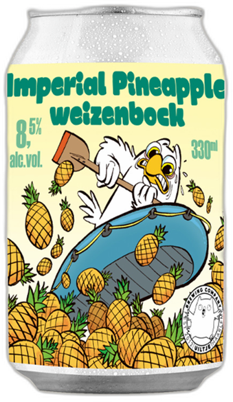 Uiltje Imperial Pineapple Weizen blik 33cl