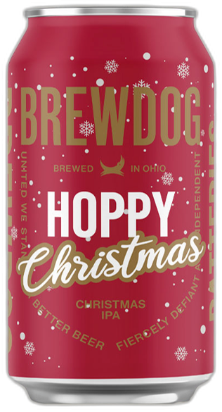 BrewDog Hoppy Christmas blik 33cl BrewDog Hoppy Christmas blik 33cl