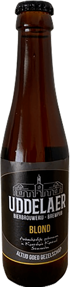 Uddelaer Blond fles 25 cl  Uddelaer Blond fles 25 cl