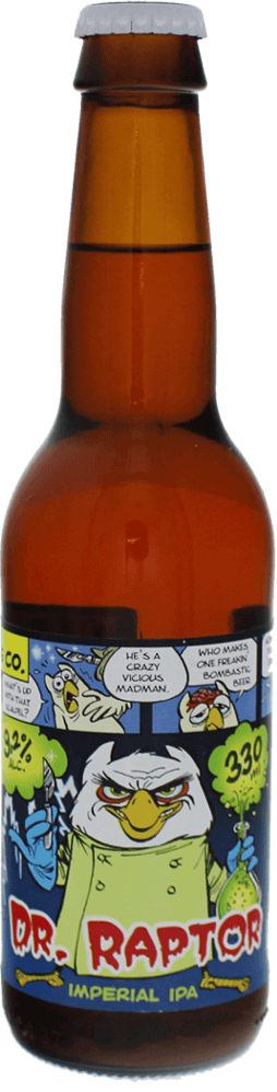 Het Uiltje Dr. Raptor fles 33cl